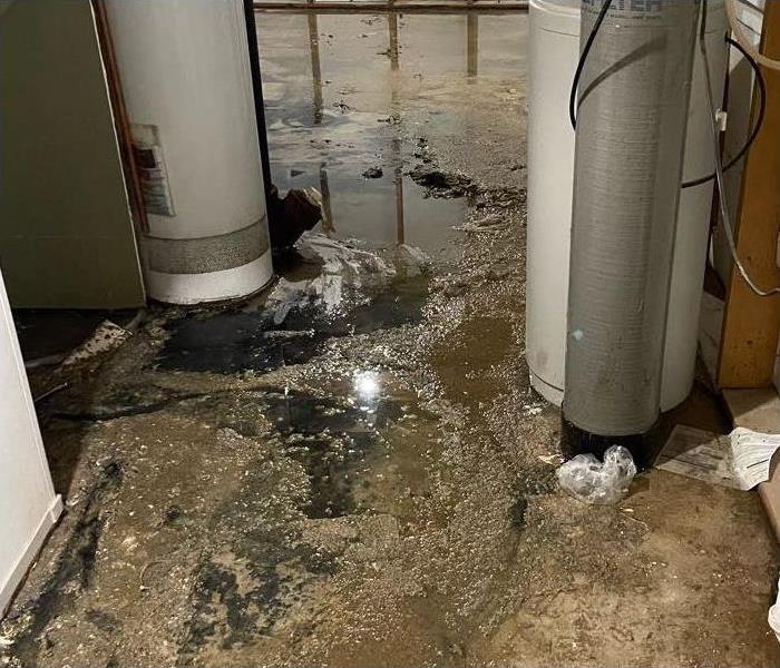 commercial sewage loss in storage room 